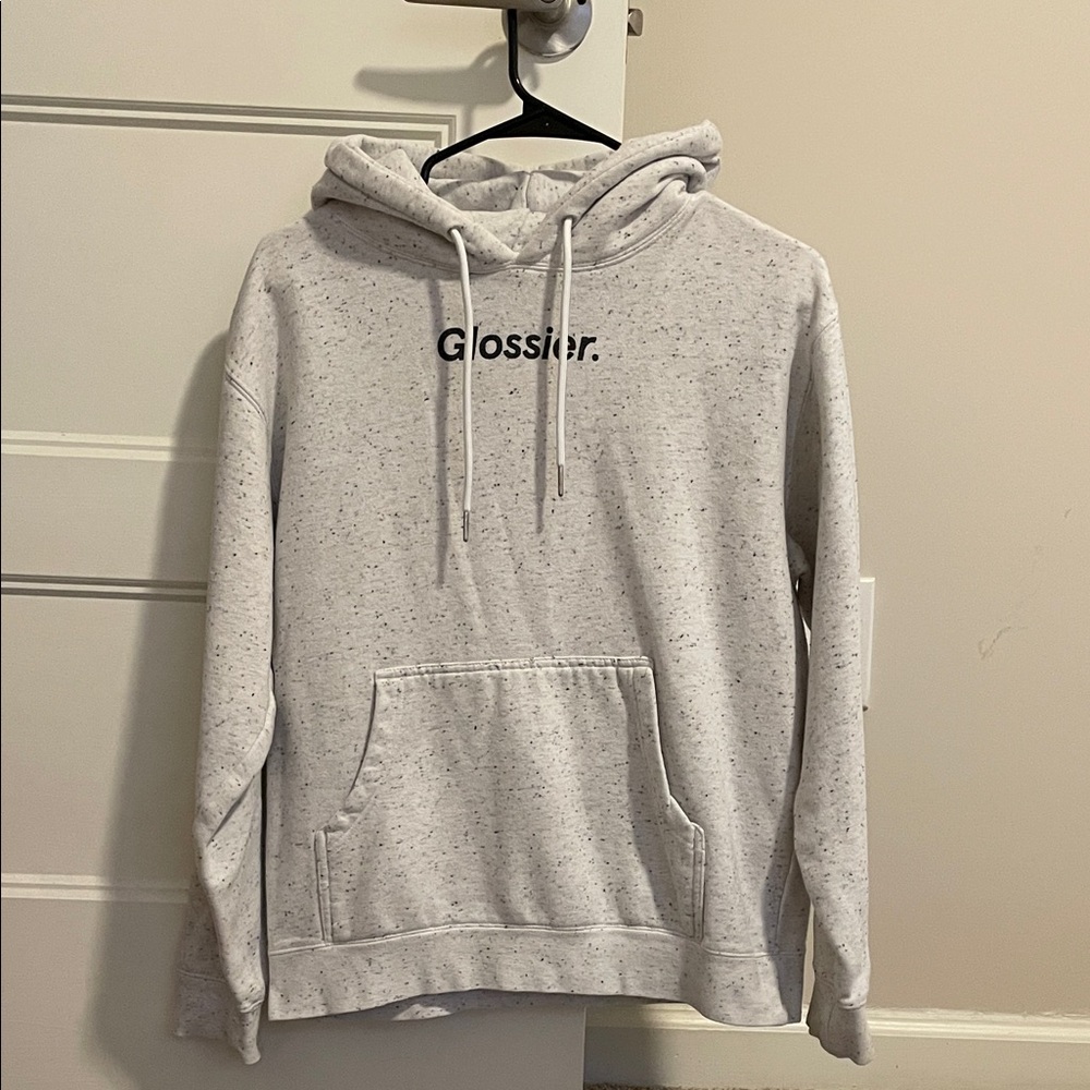 Glossier Speckled Gray Hoodie